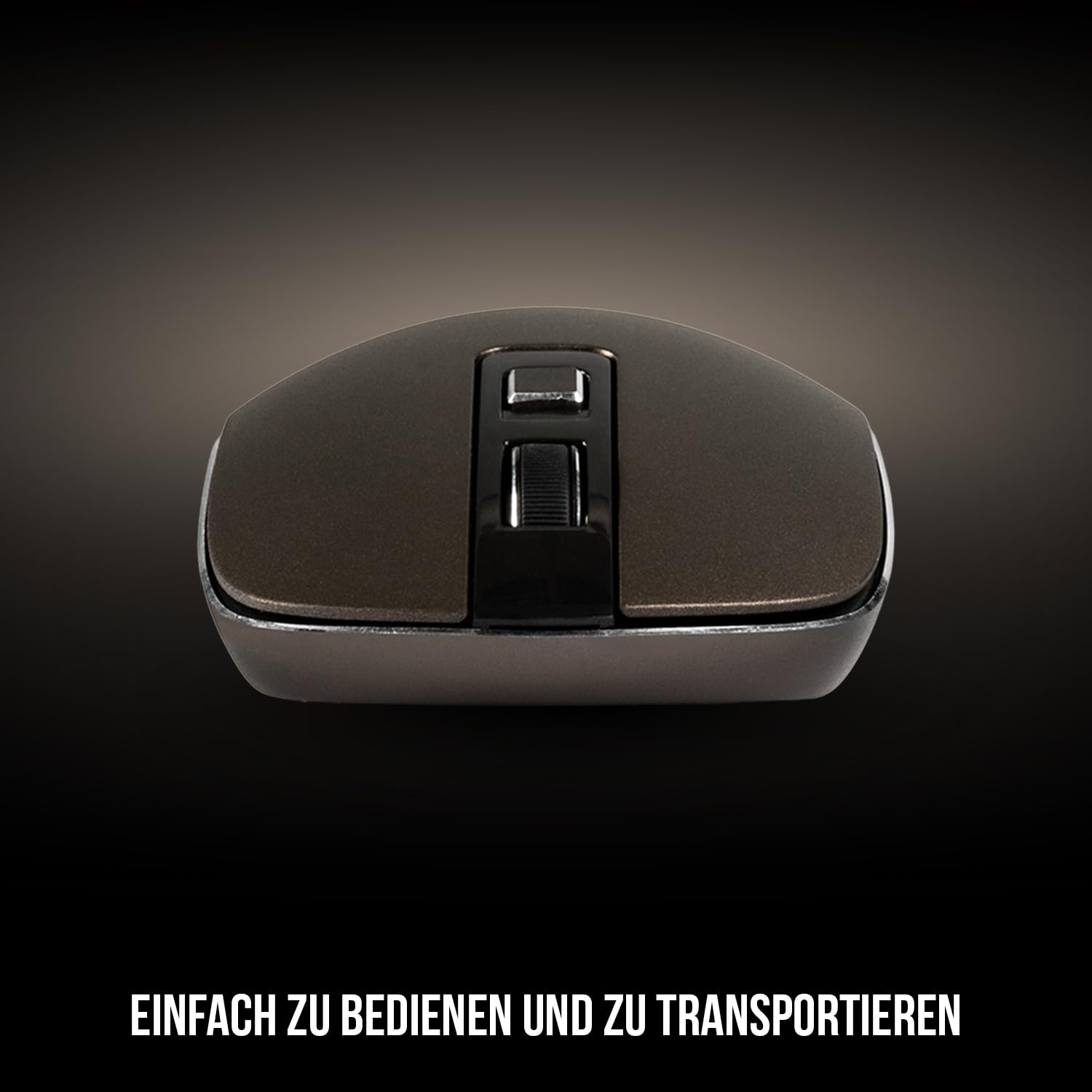 Modecom MC-WM101 Funkmaus kabellos braun 1600 DPI USB