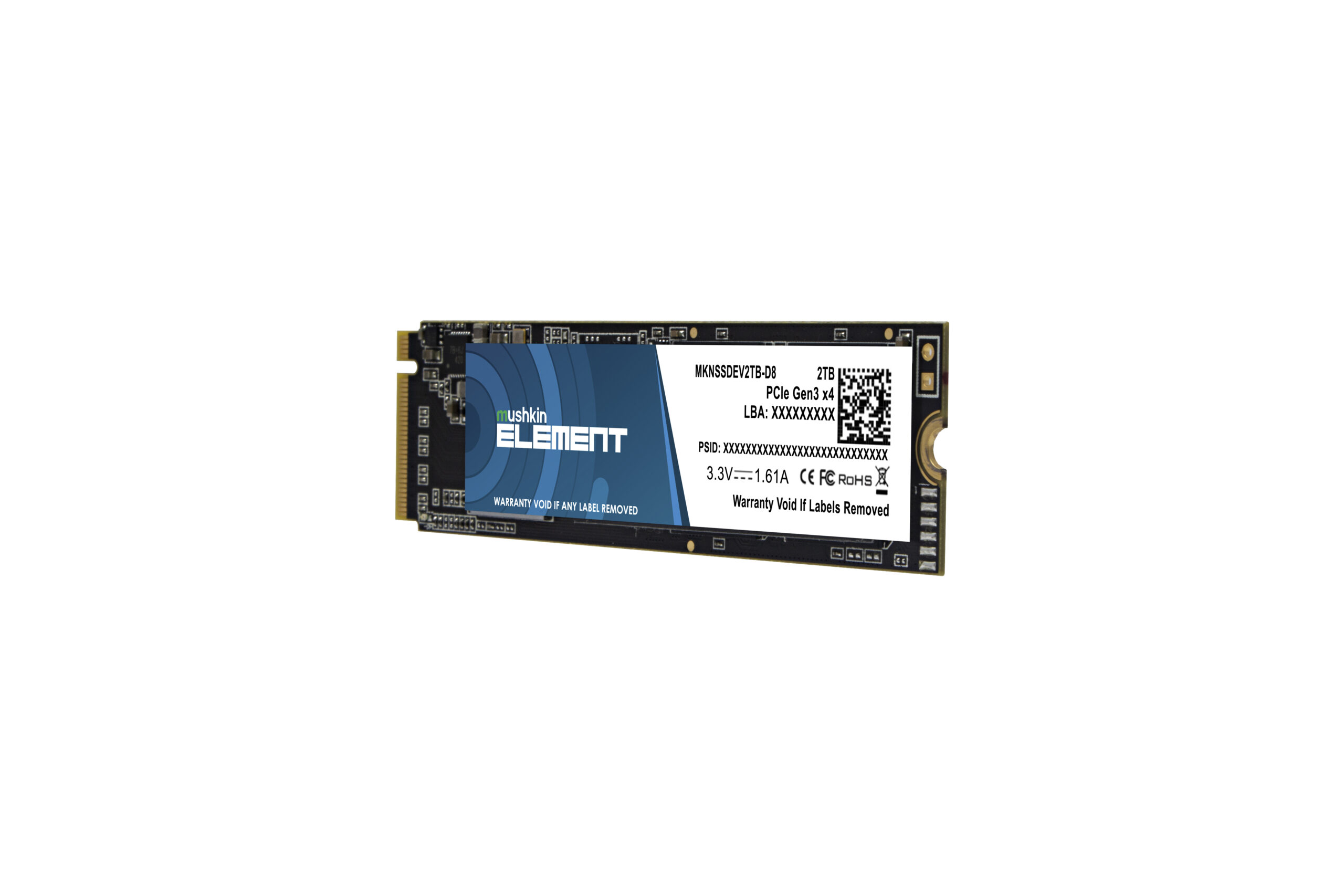 Mushkin Element MKNSSDEV2TB-D8 2TB SSD Festplatte intern
