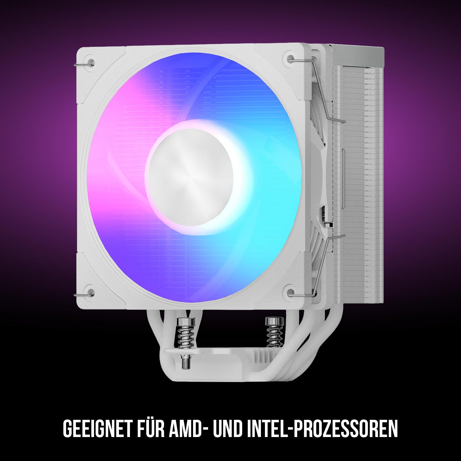 Modecom Volcano T721 ARGB CPU-Kühler weiß 120 mm