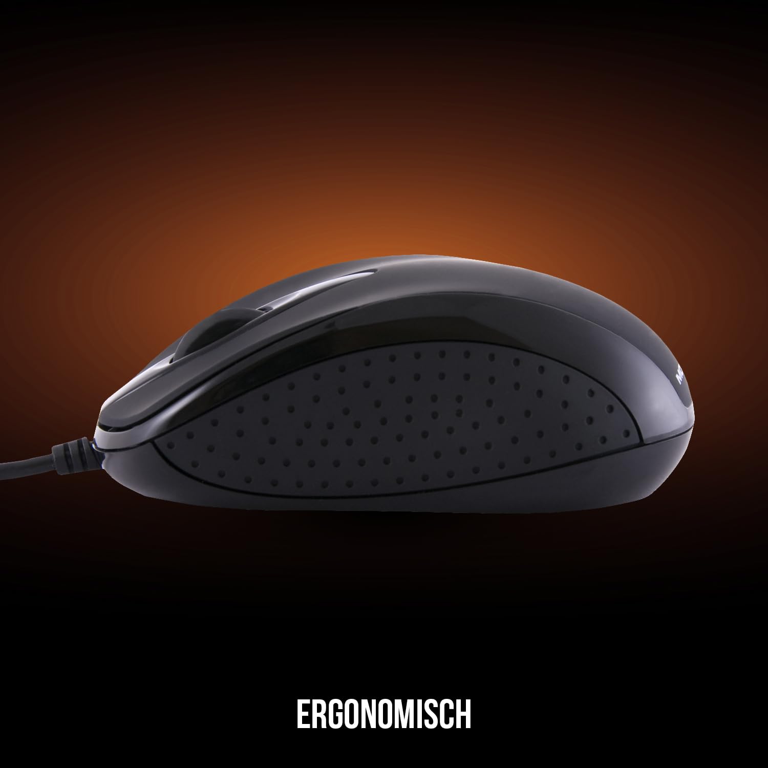 Modecom MC-M4 Kabelmaus Schwarz 800-1600 DPI