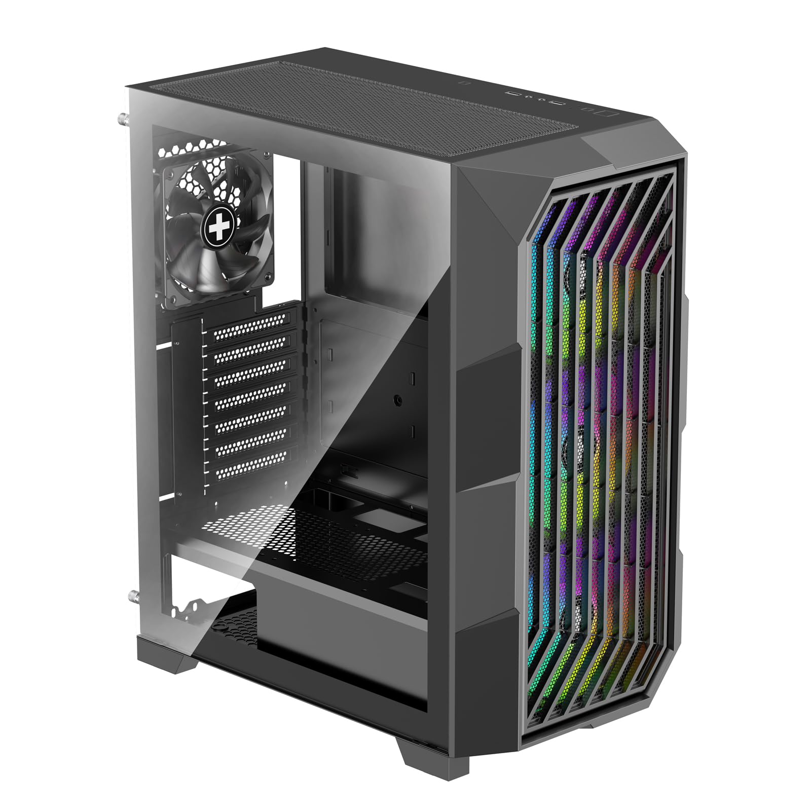 Xilence Gaming Series XG181 Breeze II Midi-Tower ATX schwarz