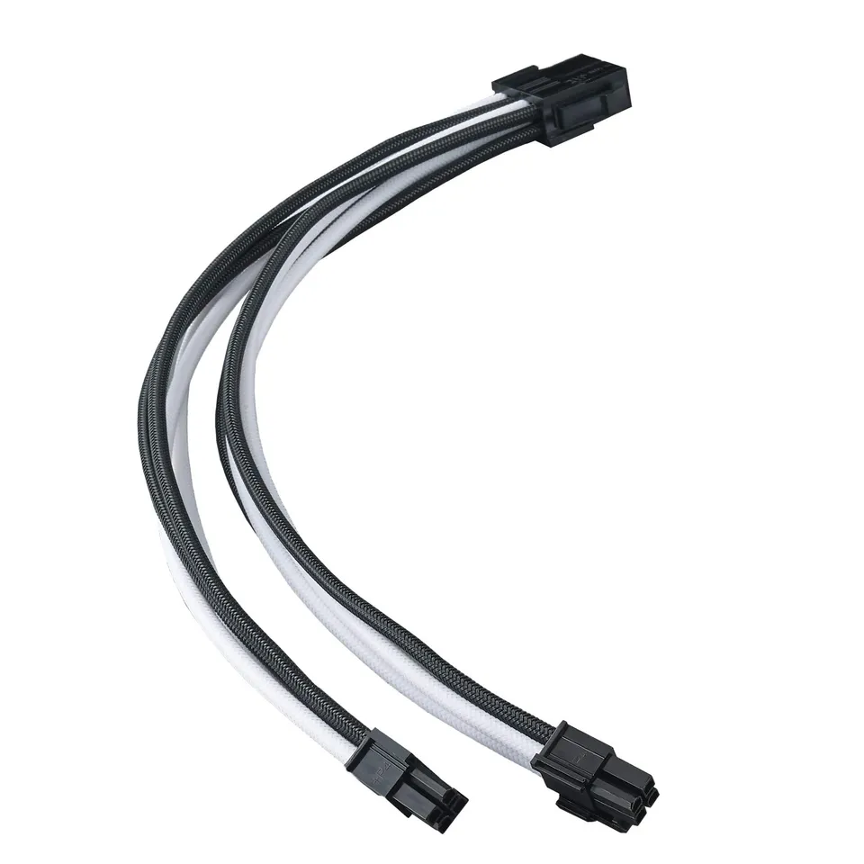 SilverStone PP07E-EPS8BW CPU-Verlängerung 8-Pin sw-weiß