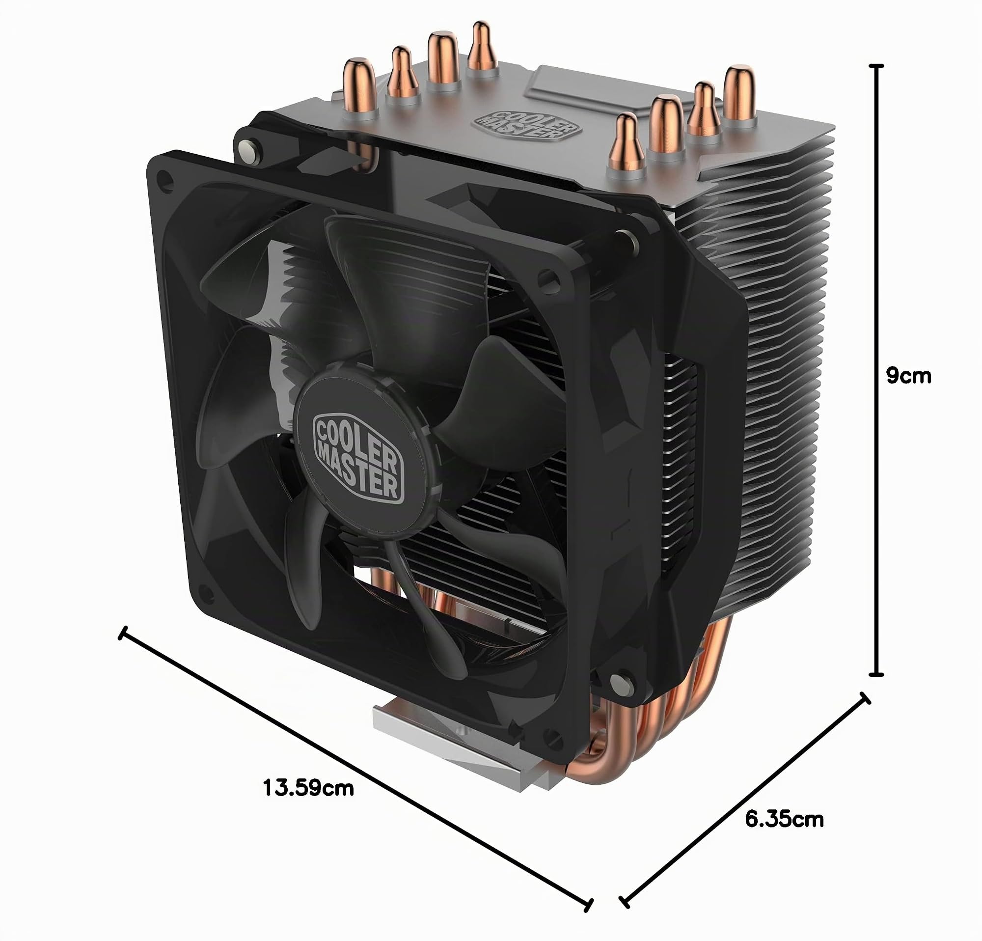 Cooler Master Hyper H412R CPU-Kühler 92mm 4 Heatpipes