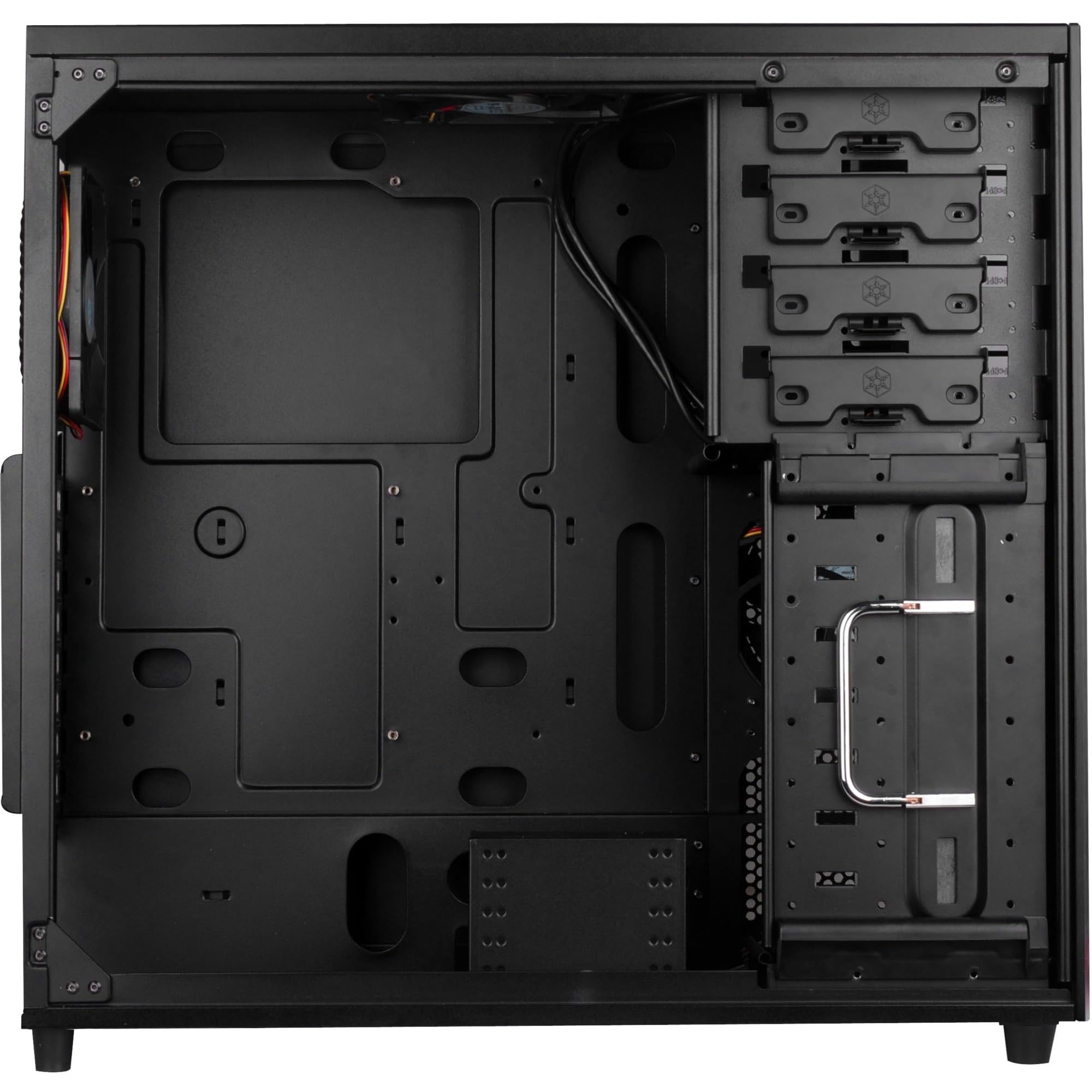 SilverStone Temjin TJ04B-E Midi Tower PC Gehäuse ATX schwarz