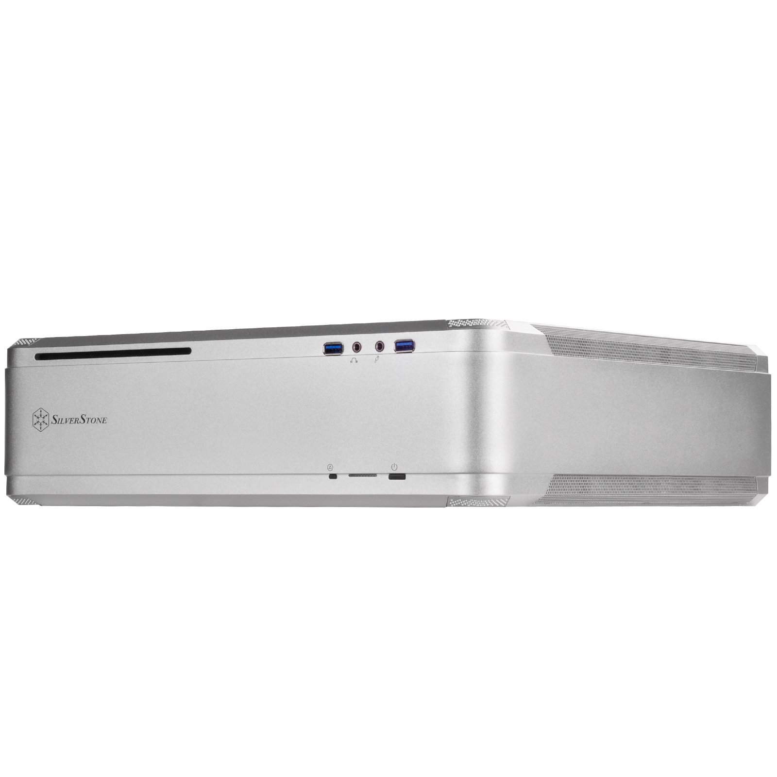 SilverStone Fortress FTZ01S Mini-ITX Gehäuse silber