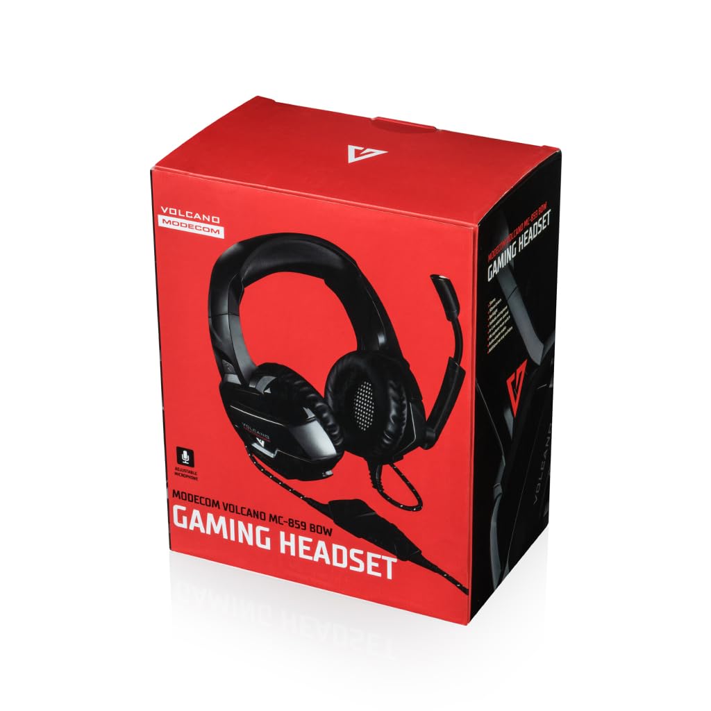 Modecom Volcano MC-859 Headset schwarz USB 50-mm