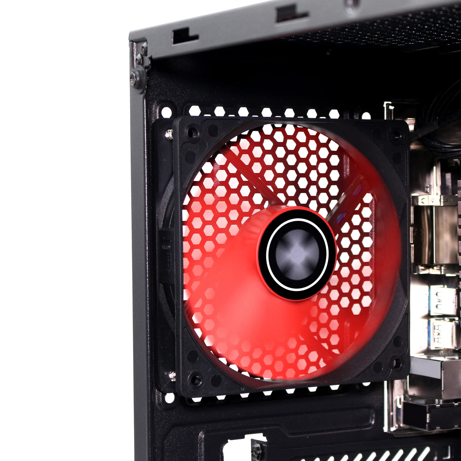 Xilence XPF120.R PWM Gehäuselüfter 120mm Rot leise
