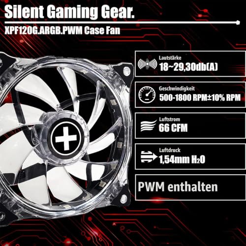 Xilence XPF120G.ARGB.PWM Lüfter 120mm ARGB PWM