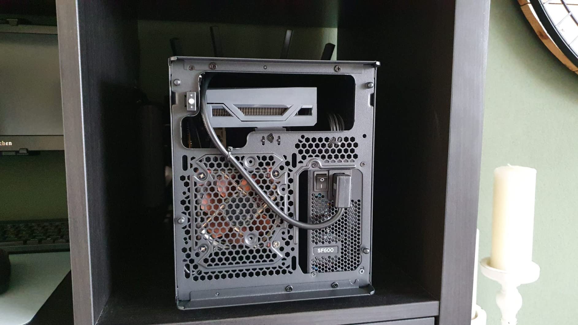 SilverStone SUGO SG16B Mini-ITX Cube Gehäuse schwarz