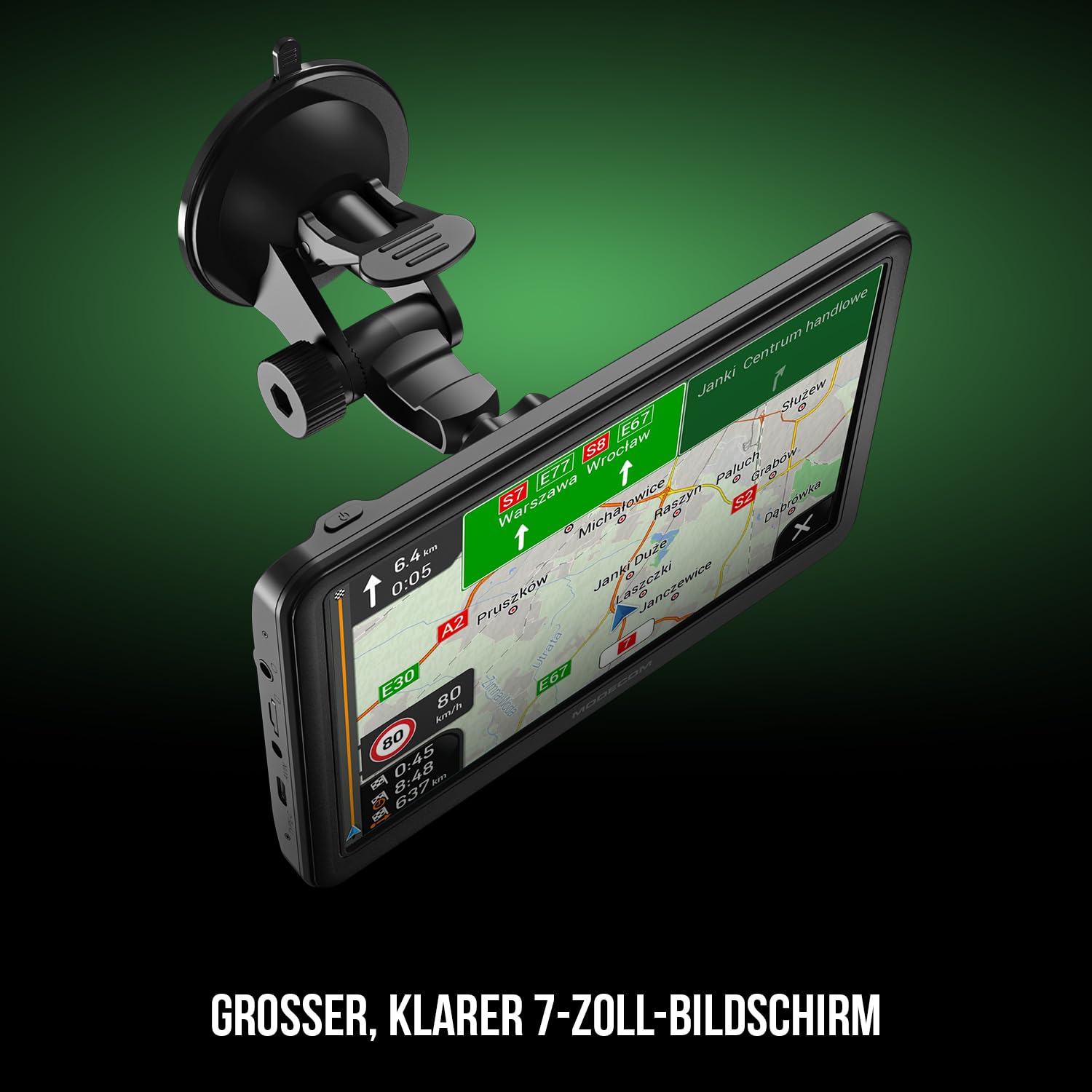 Modecom Freeway CX 7.4 Navigationsgerät 7 Zoll iGO Europa
