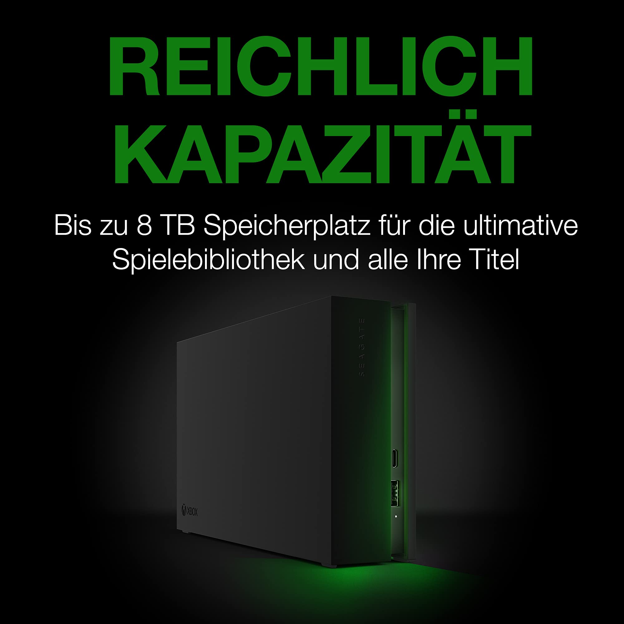 Seagate Game Drive Hub Xbox Externe Festplatte 8TB Grau
