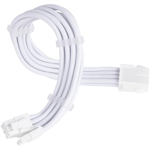 SilverStone Essential PP07E-PCI8W PCIe Verlängerungskabel Weiß