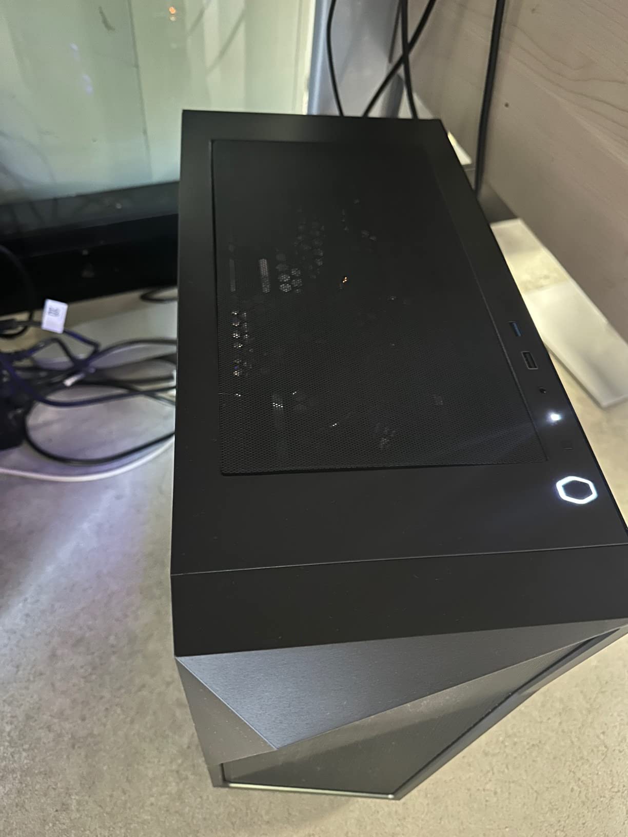 Cooler Master CMP 320 PC Gehäuse Mini-Tower schwarz ARGB