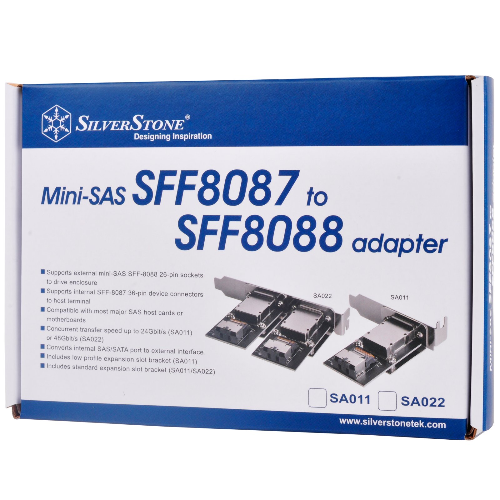 SilverStone SST-SA011 Mini SAS Adapter SFF8087-SFF8088