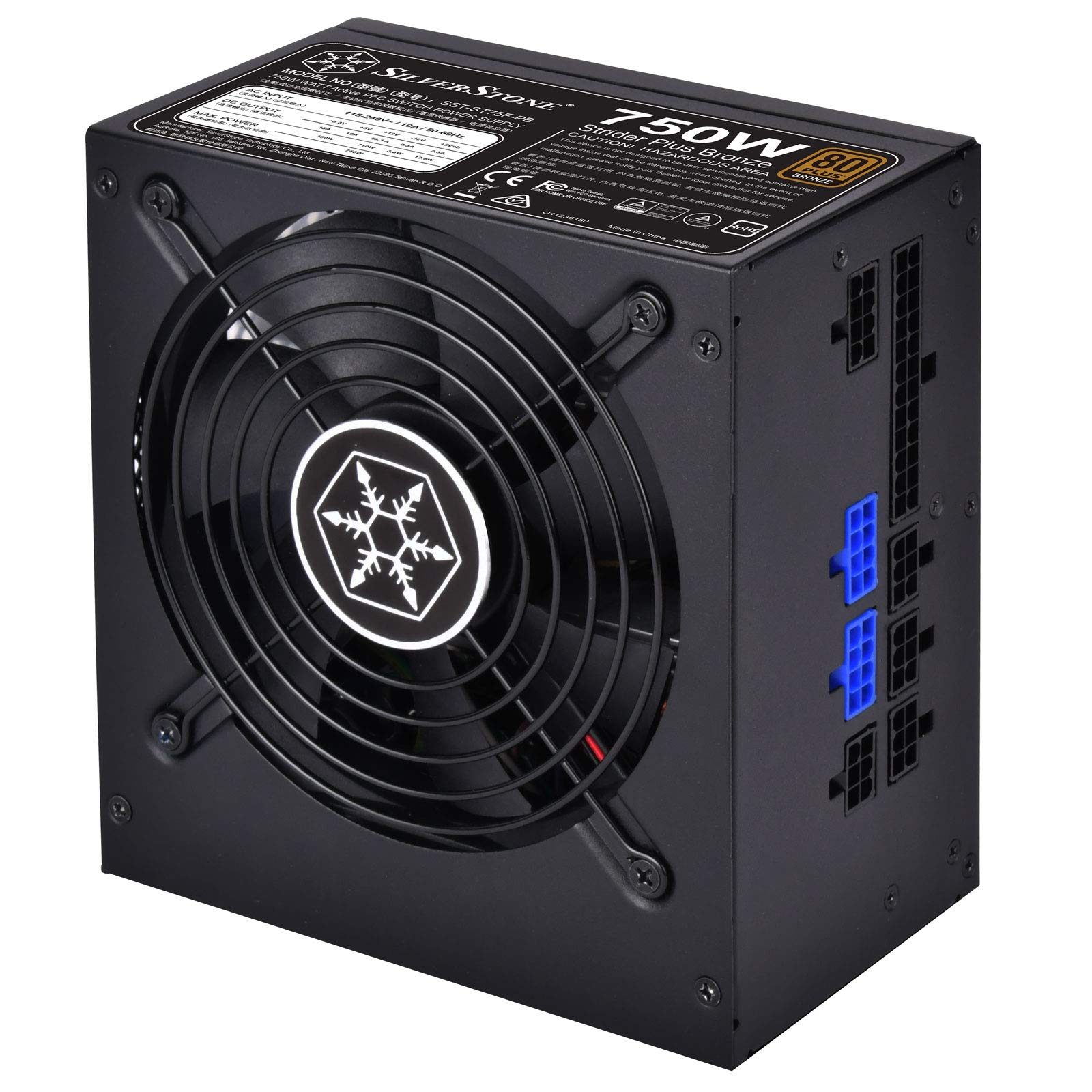 SilverStone Strider Plus ST75F-PB 750W ATX Netzteil Bronze modular