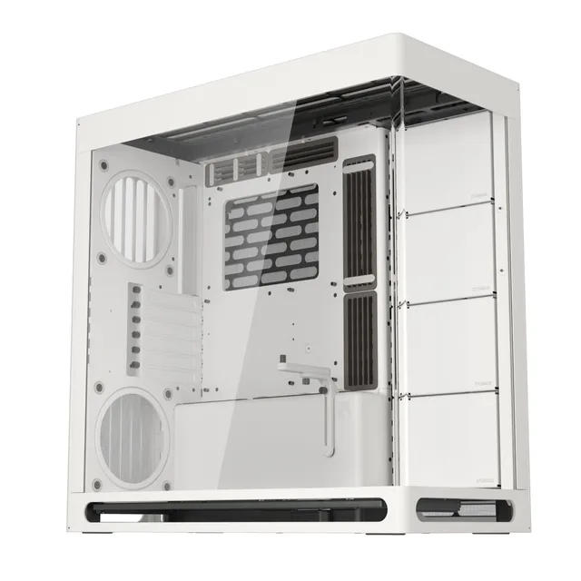 HAVN HS 420 PC Gehäuse Weiß ATX Dual-Chamber Glas