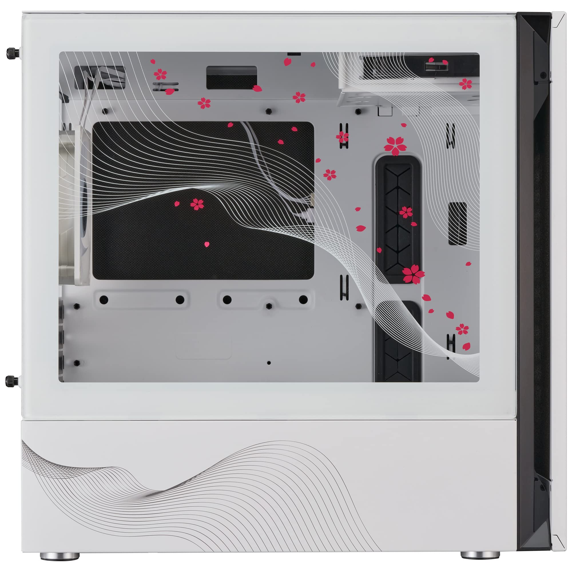 Cooler Master Silencio S400 Sakura Mini-Tower Gehäuse weiß