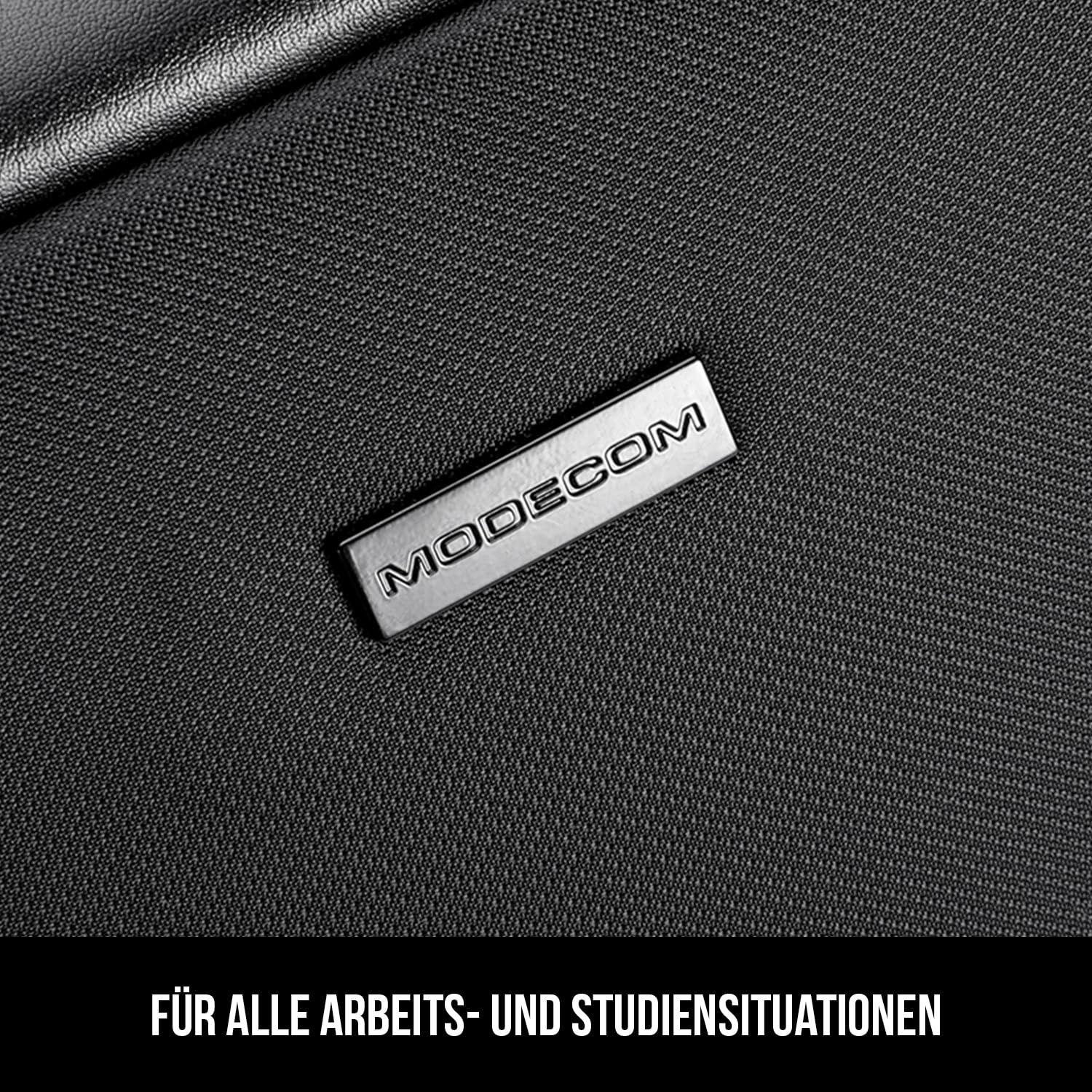 Modecom Split Laptoptasche 15,6 Zoll Schwarz Schultergurt