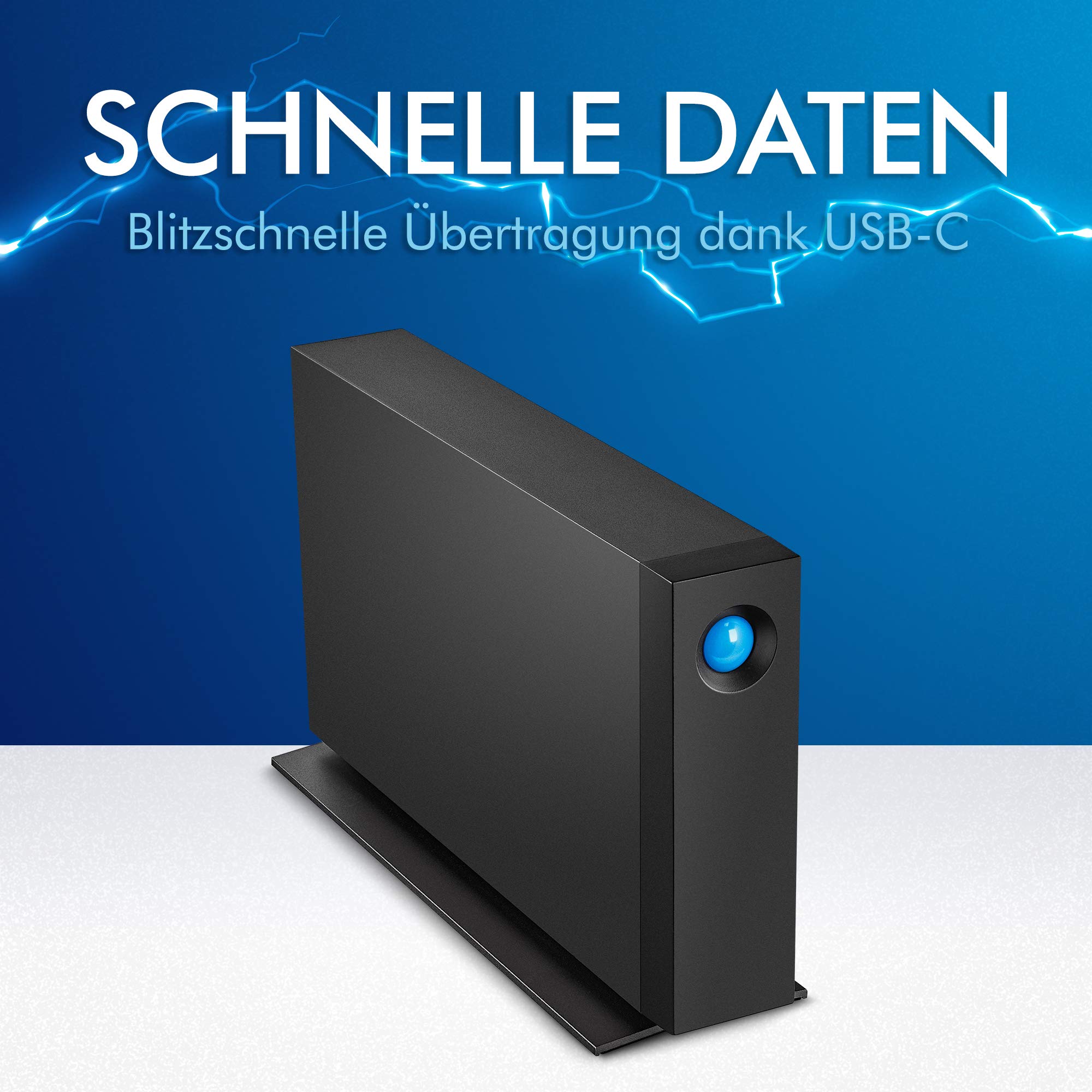 LaCie d2 Professional Festplatte 8TB USB-C Alu