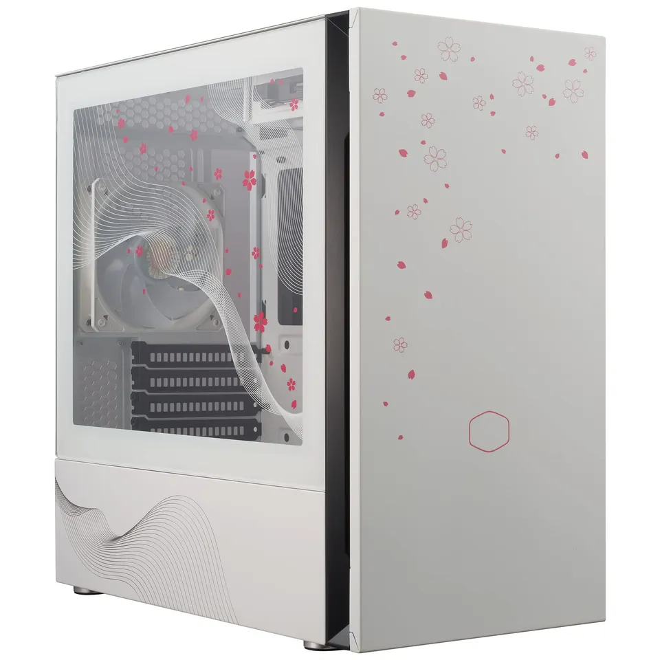 Cooler Master Silencio S400 Sakura Mini-Tower Gehäuse weiß