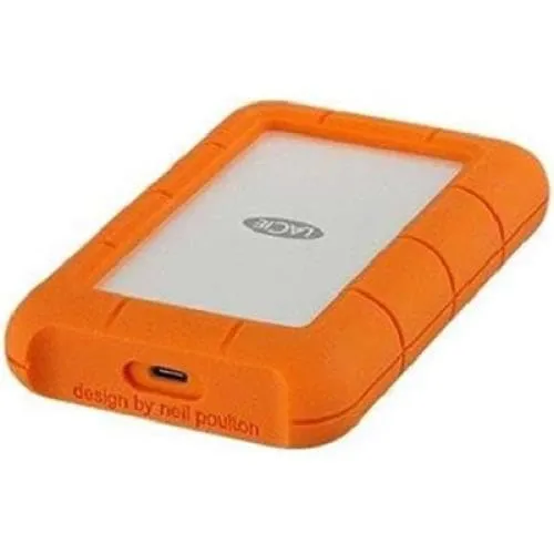 LaCie Rugged USB-C Festplatte 5TB robust orange