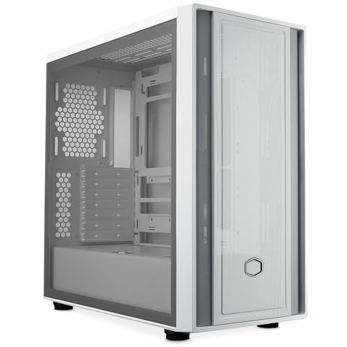 Cooler Master MasterBox 600 White Lite Mid-Tower E-ATX Glas