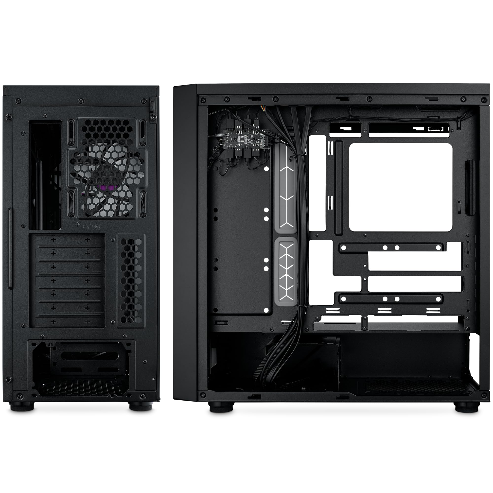 Cooler Master MasterBox 600 PC-Gehäuse Schwarz ARGB Glas