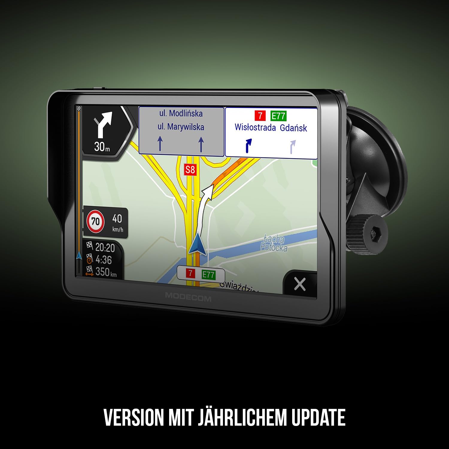Modecom Freeway CX 7.3 7 Zoll Navigation LKW PKW iGO