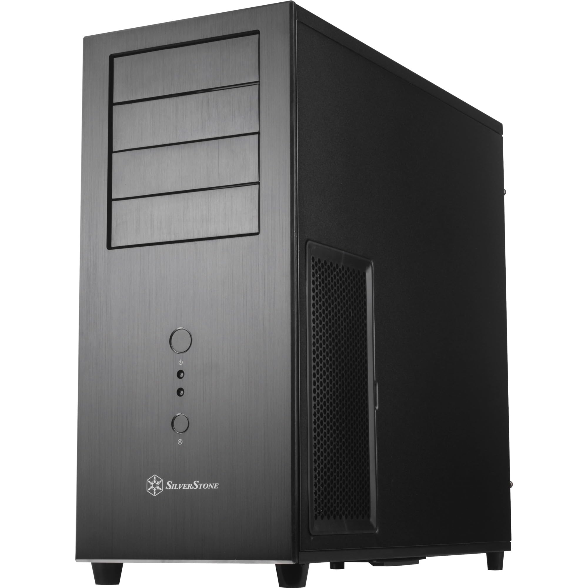 SilverStone Temjin TJ04B-E Midi Tower PC Gehäuse ATX schwarz