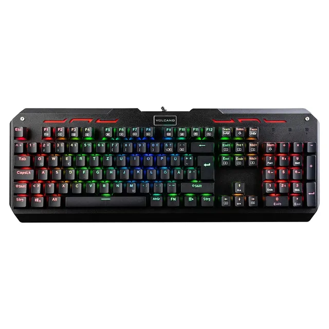 Modecom Volcano Hammer RGB Tastatur QWERTZ Outemu Blau