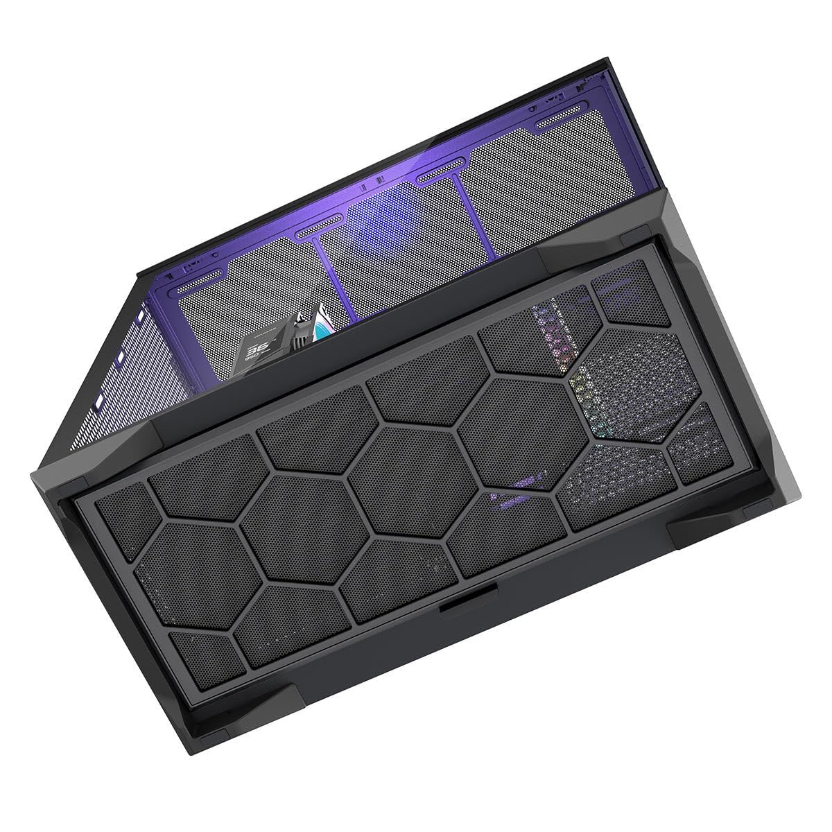 Modecom Volcano Space XL Full-Tower PC-Gehu00e4use schwarz ohne Lu00fcfter