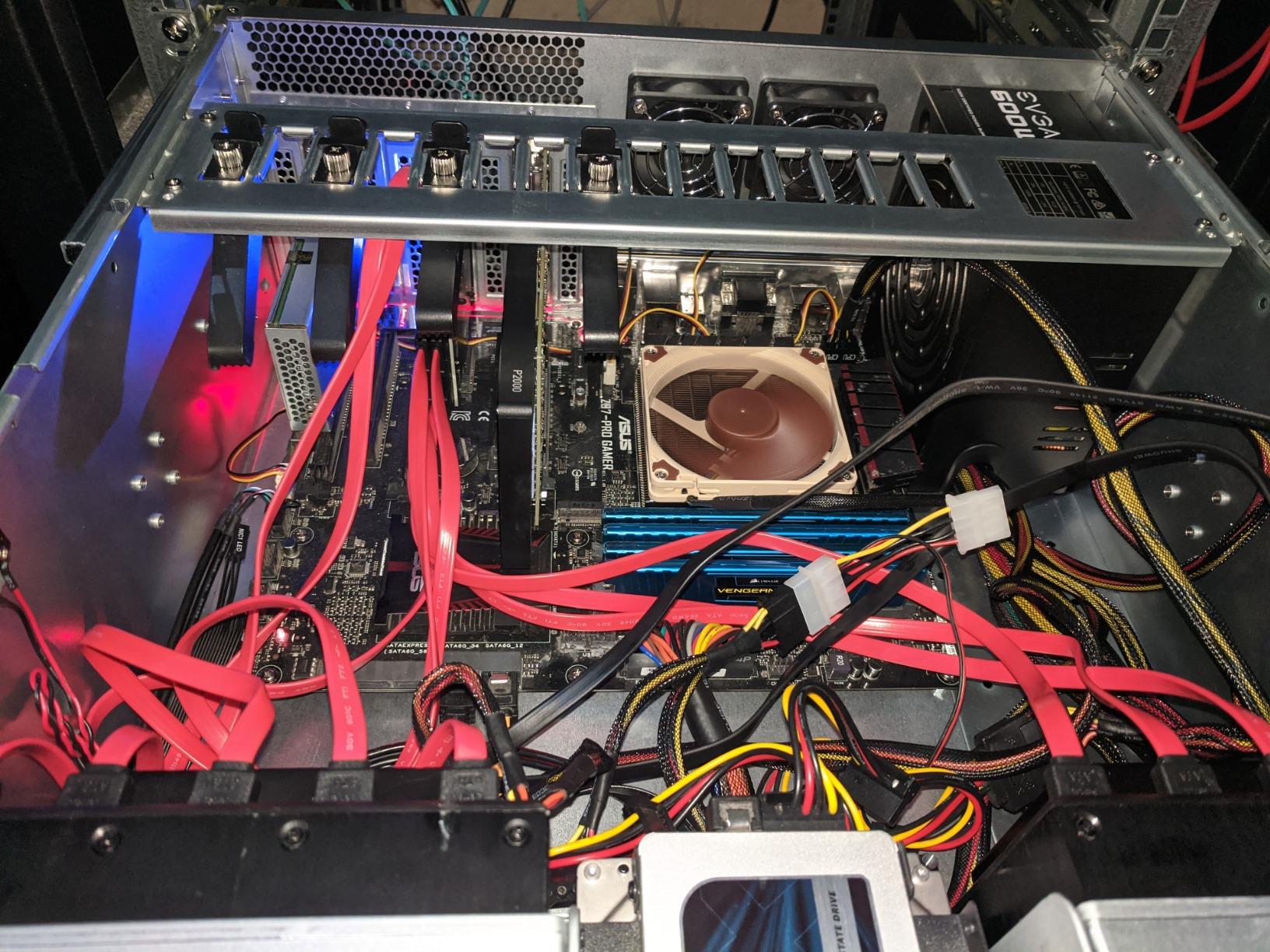 SilverStone Case Storage FS305-12G Wechselrahmen 5x 3,5" Hot-Swap