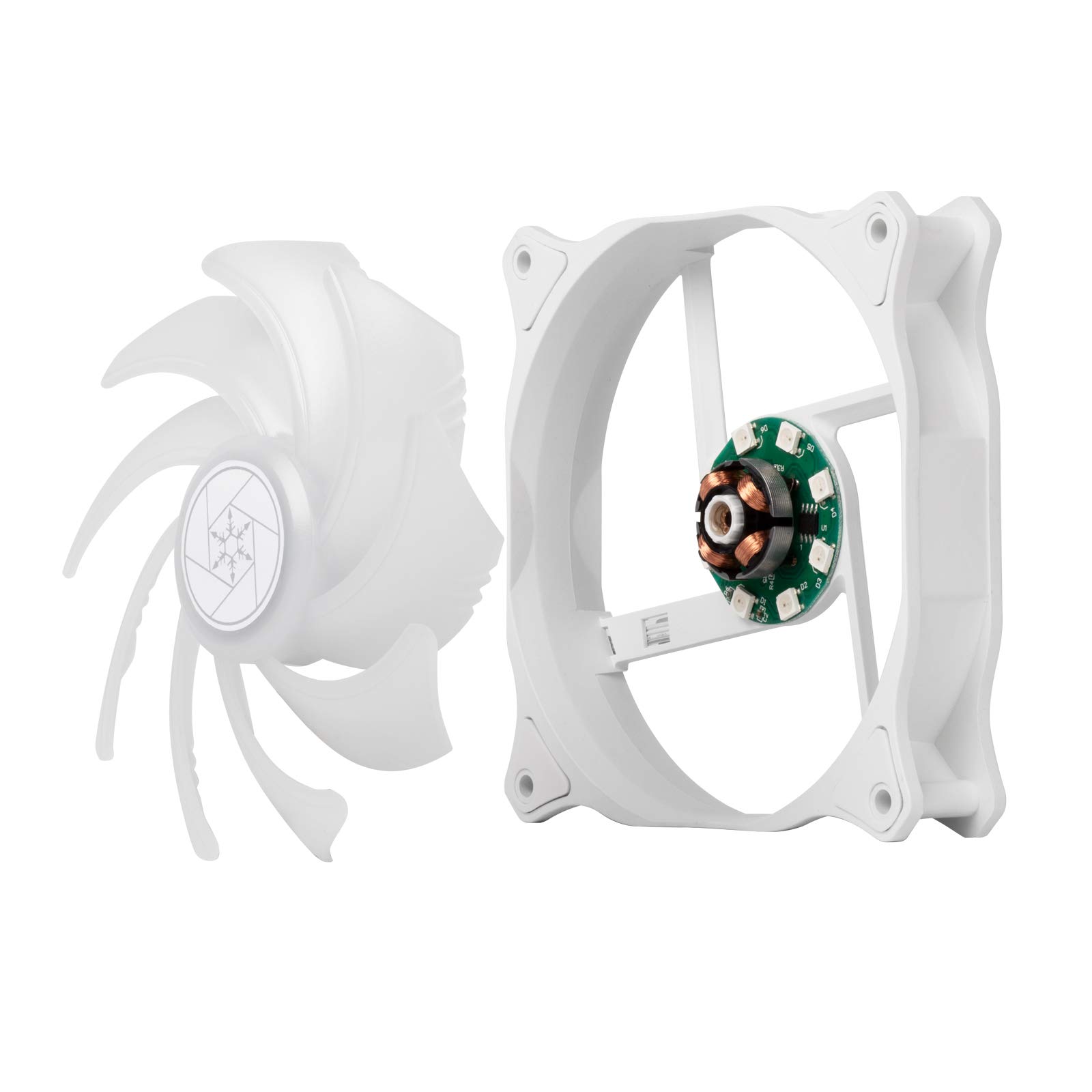 SilverStone Air Blazer AB120RW Lüfter 120mm ARGB weiß