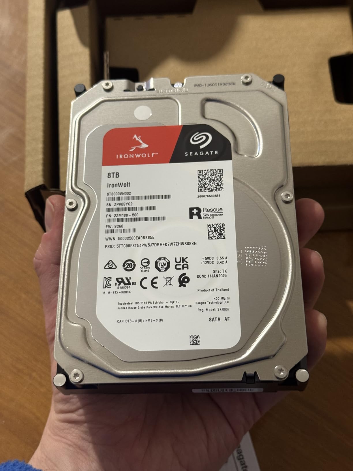 Seagate IronWolf ST2000VNZ03 NAS-Festplatte 2TB CMR