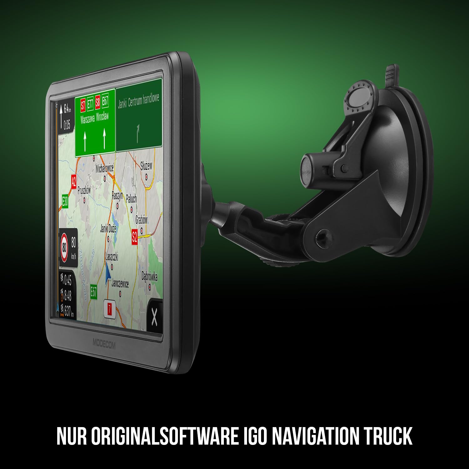 Modecom Freeway CX 7.4 Navigationsgerät 7 Zoll iGO Europa