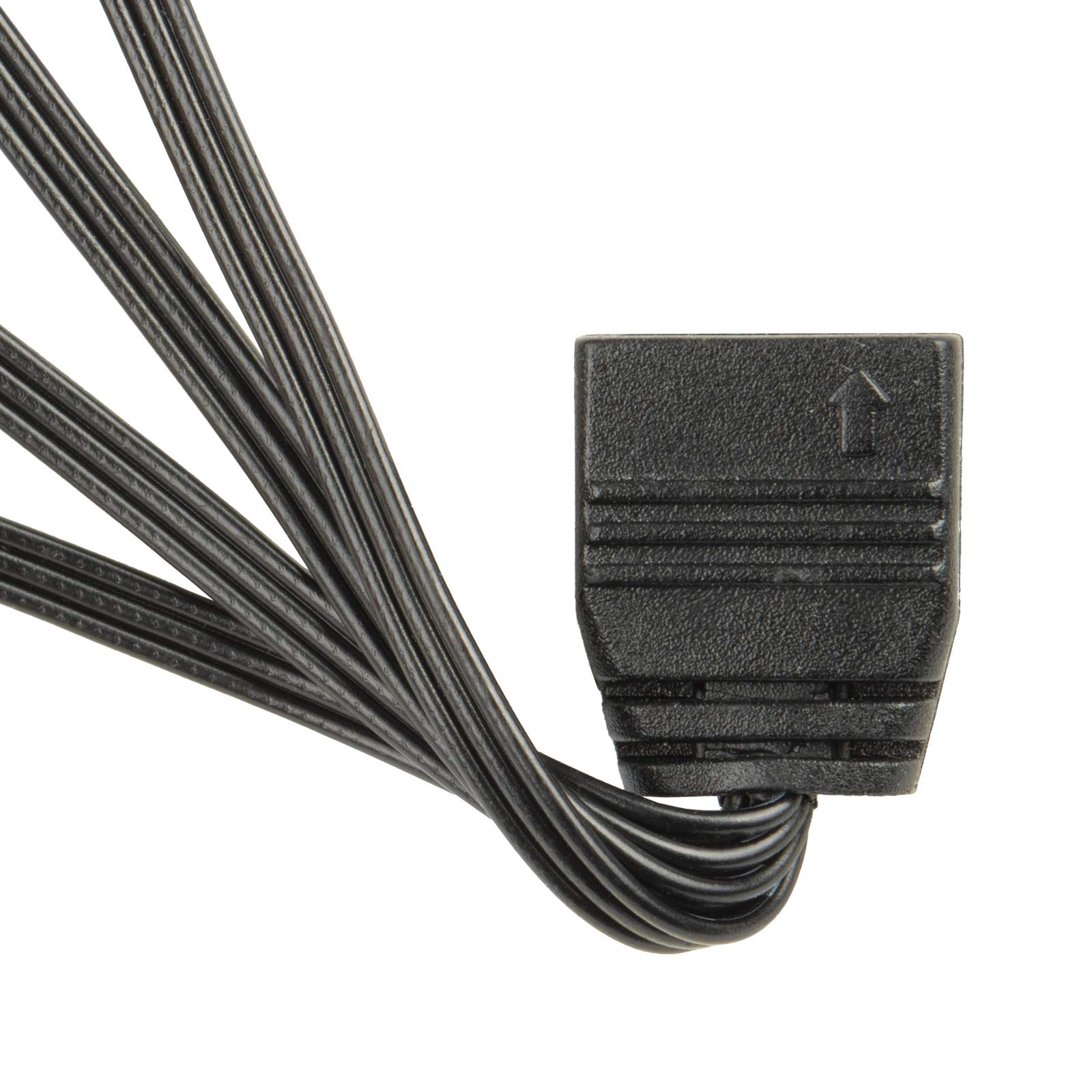 SilverStone CPL03 ARGB Verteilerkabel 1-zu-4 schwarz
