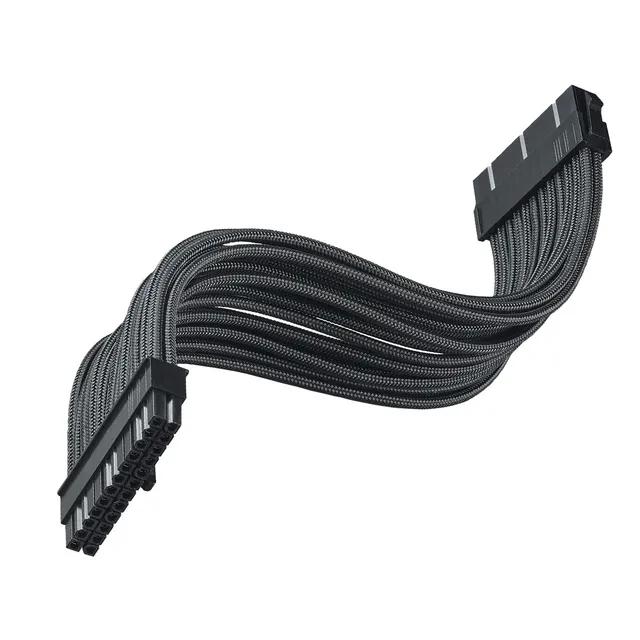 SilverStone PP07E-MBB ATX Kabel 24-Pin schwarz 30cm