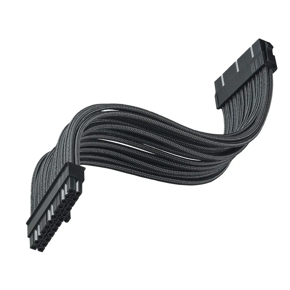 SilverStone PP07E-MBB ATX Kabel 24-Pin schwarz 30cm