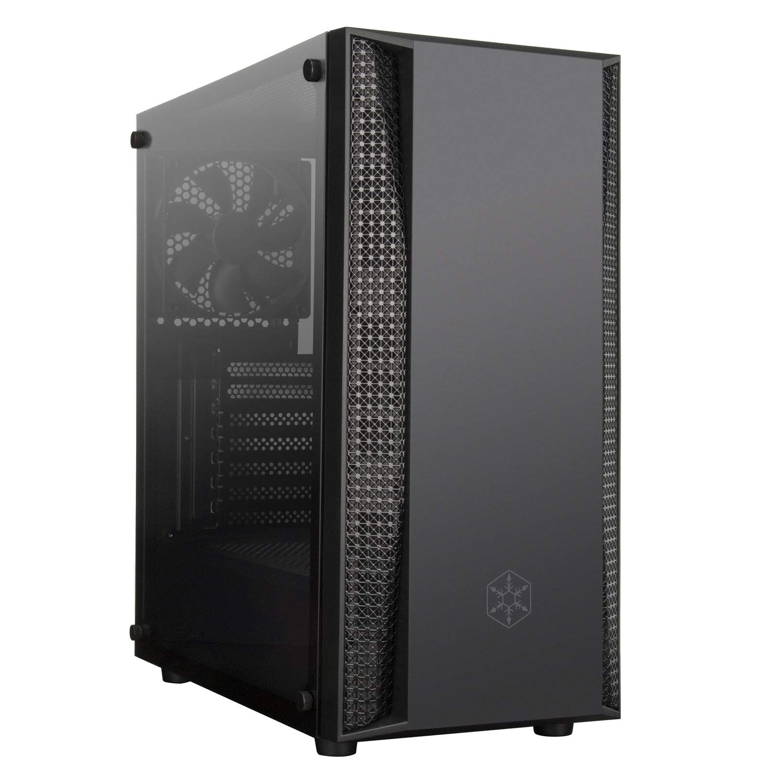 SilverStone FARA B1 ATX Gaming-Gehäuse Glas Schwarz
