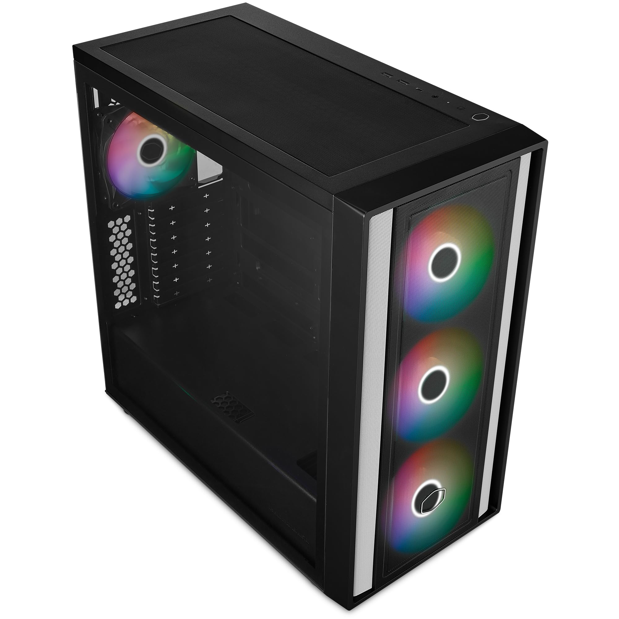 Cooler Master MasterBox 600 PC-Gehäuse Schwarz ARGB Glas