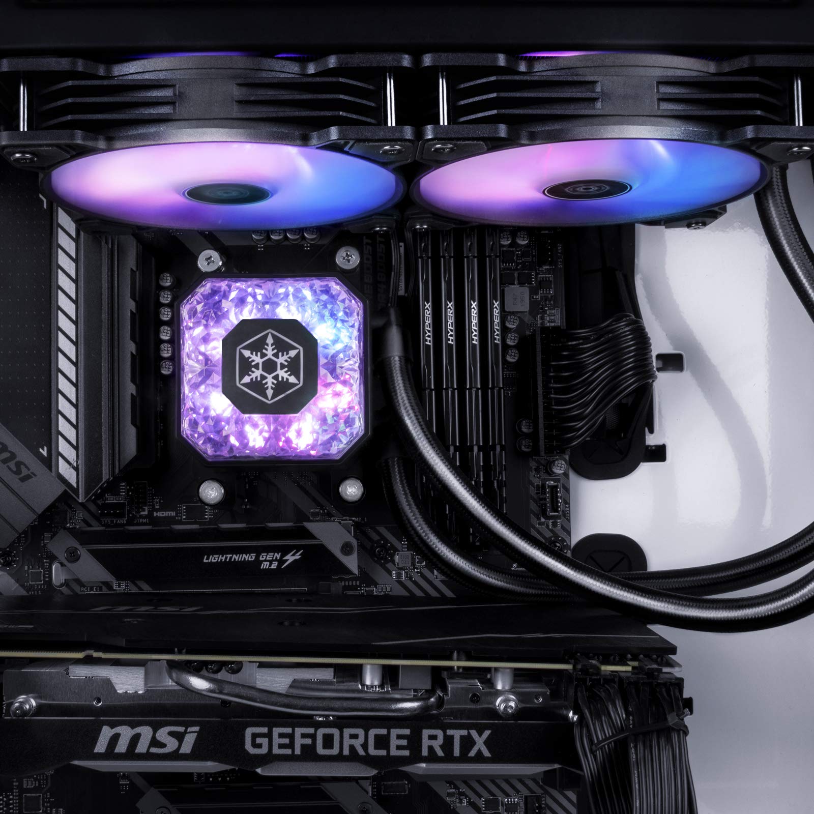 SilverStone IceGem 240P ARGB Wasserkühlung 240mm Threadripper