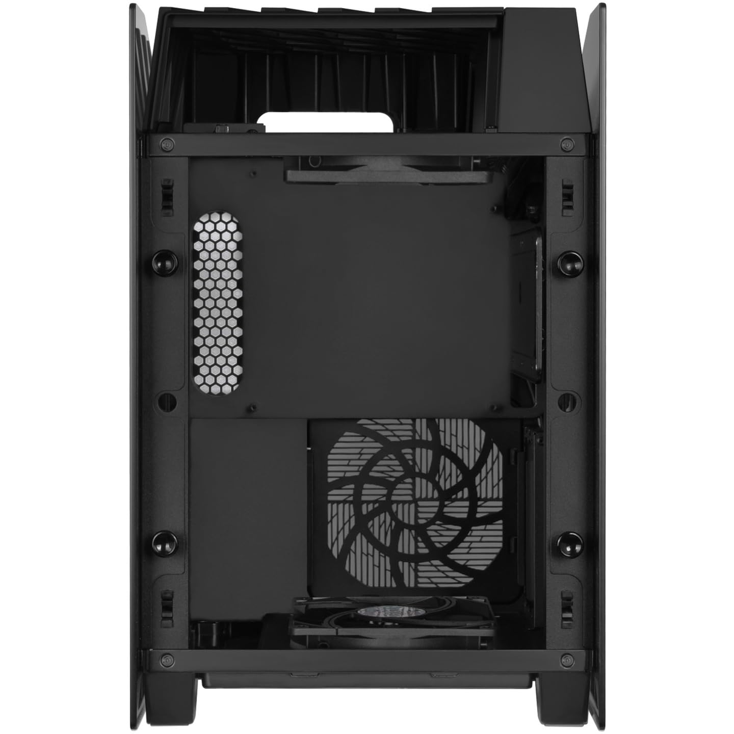 SilverStone LD03B-AF Lucid Mini-ITX Gehäuse Glas Schwarz
