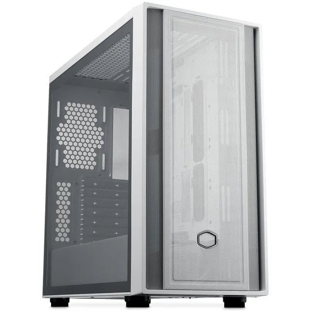 Cooler Master MasterBox 600 White Lite Mid-Tower E-ATX Glas