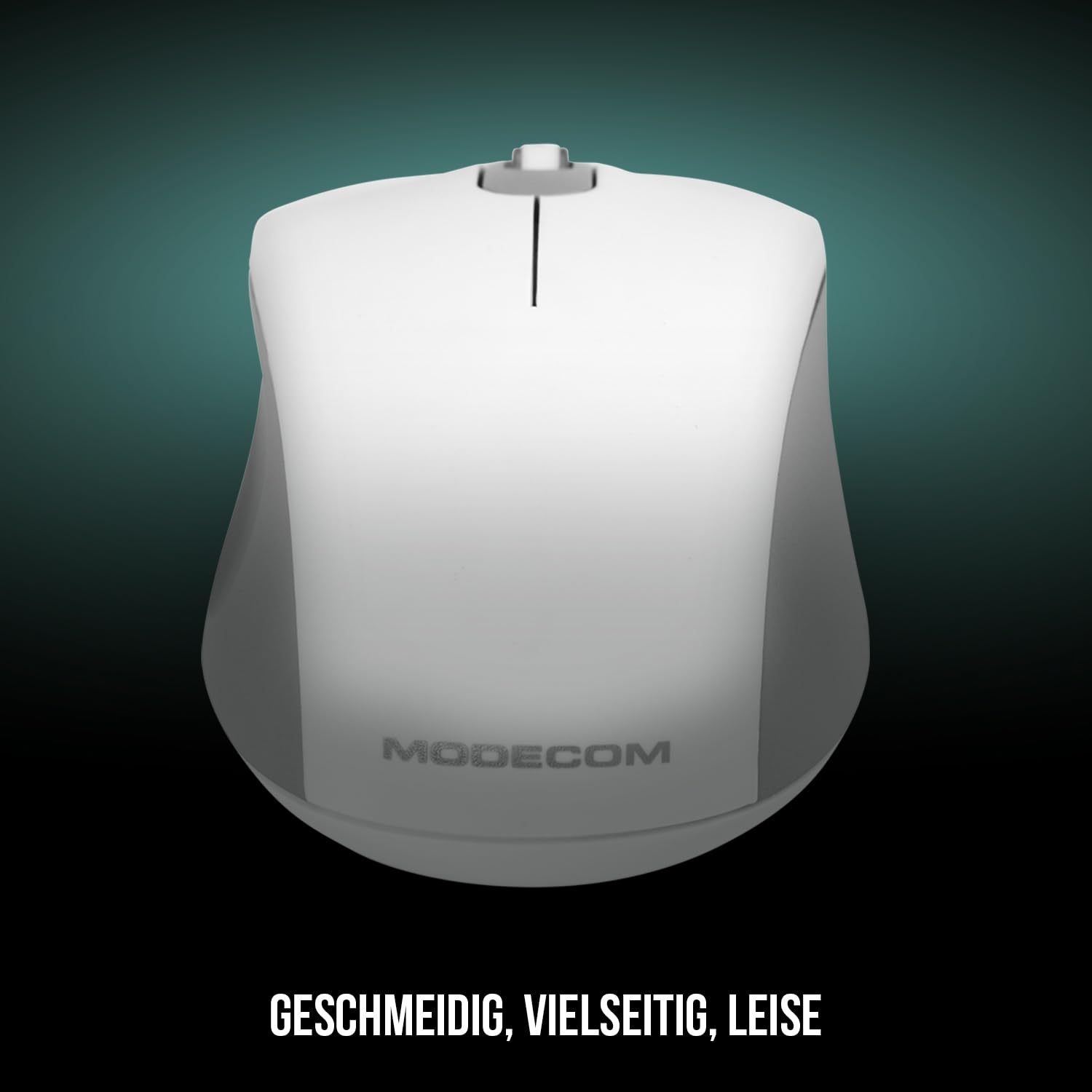 Modecom MC-M10S Maus weiß USB silent optisch