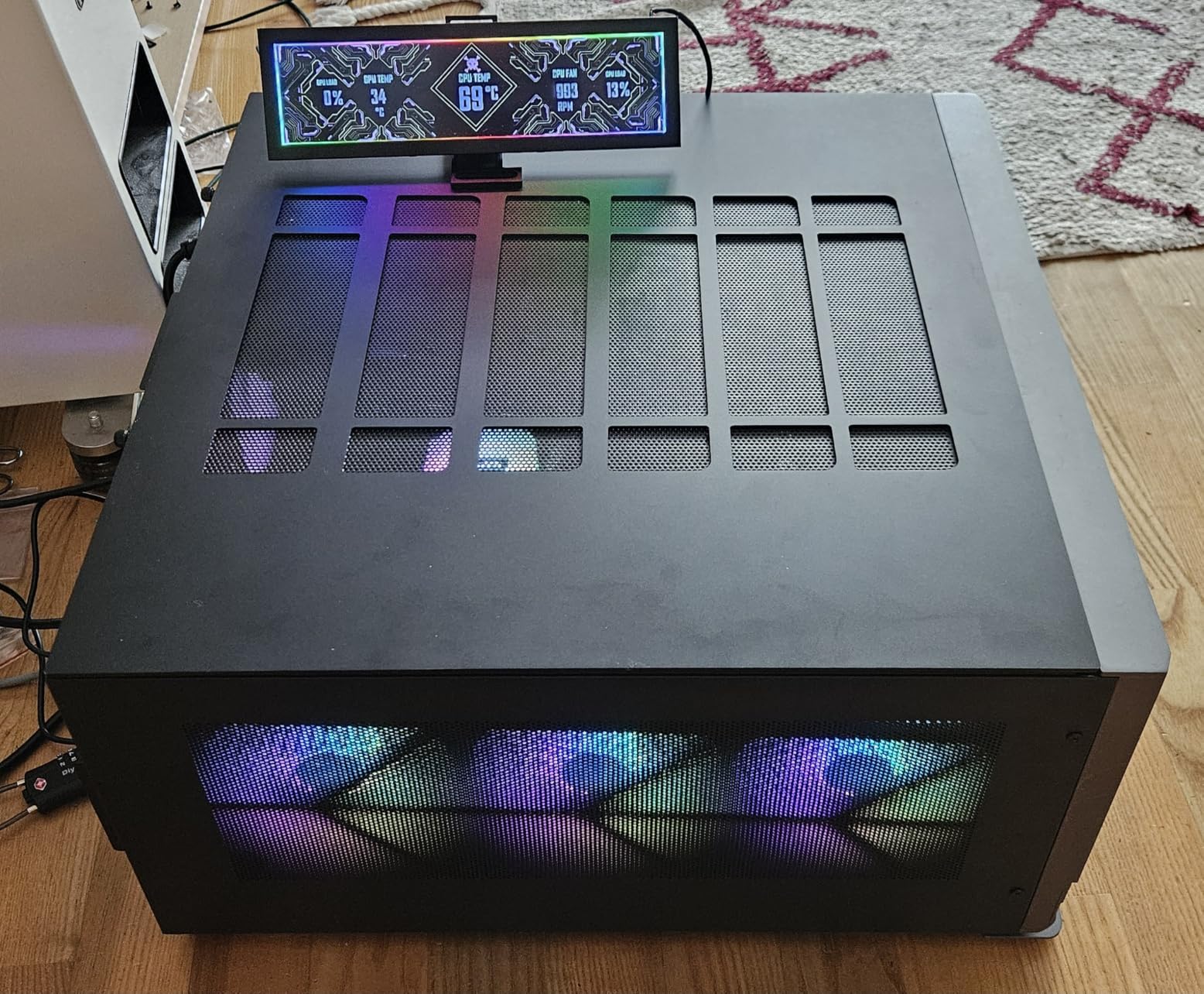 SilverStone Crown CW04TB HTPC-Gehäuse Alu 360 mm Radiator