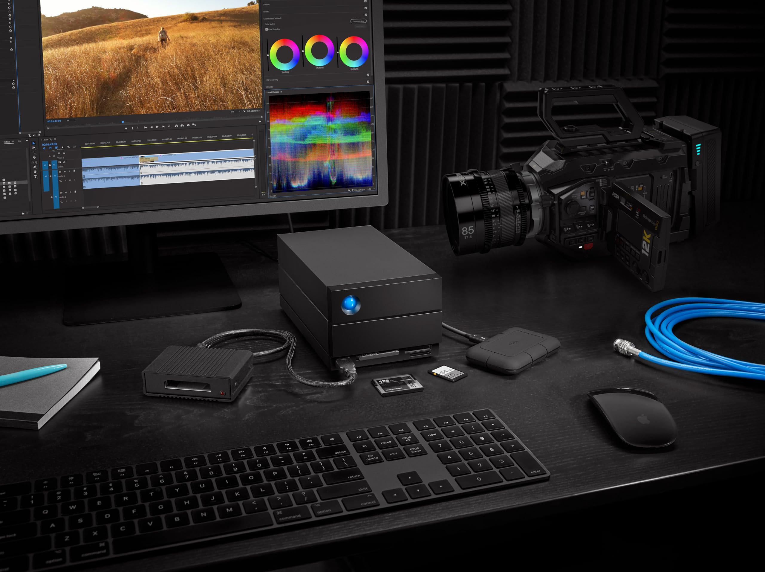 LaCie 2big Dock 16TB externe Festplatte Thunderbolt RAID