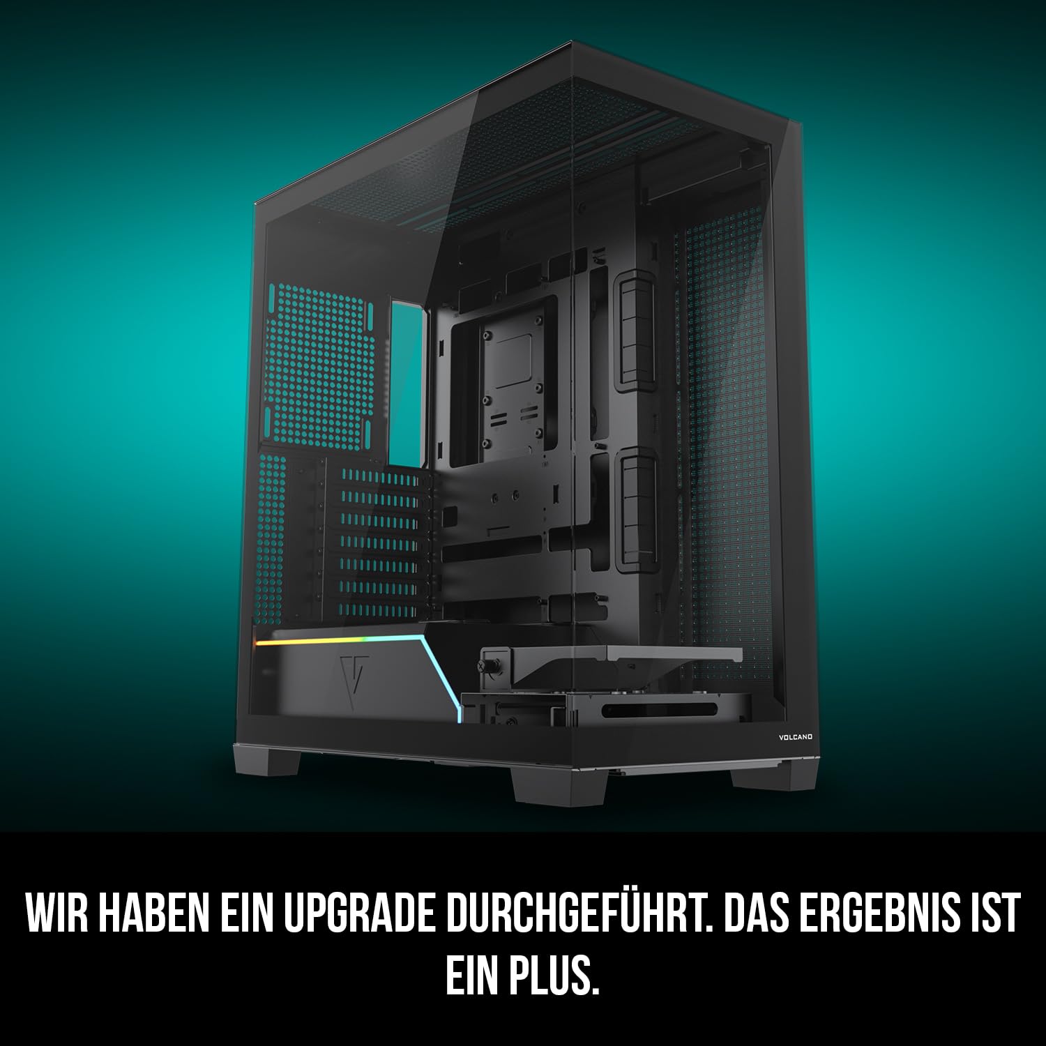 Modecom Volcano Stellar Plus MIDI NF Gehäuse Schwarz ATX