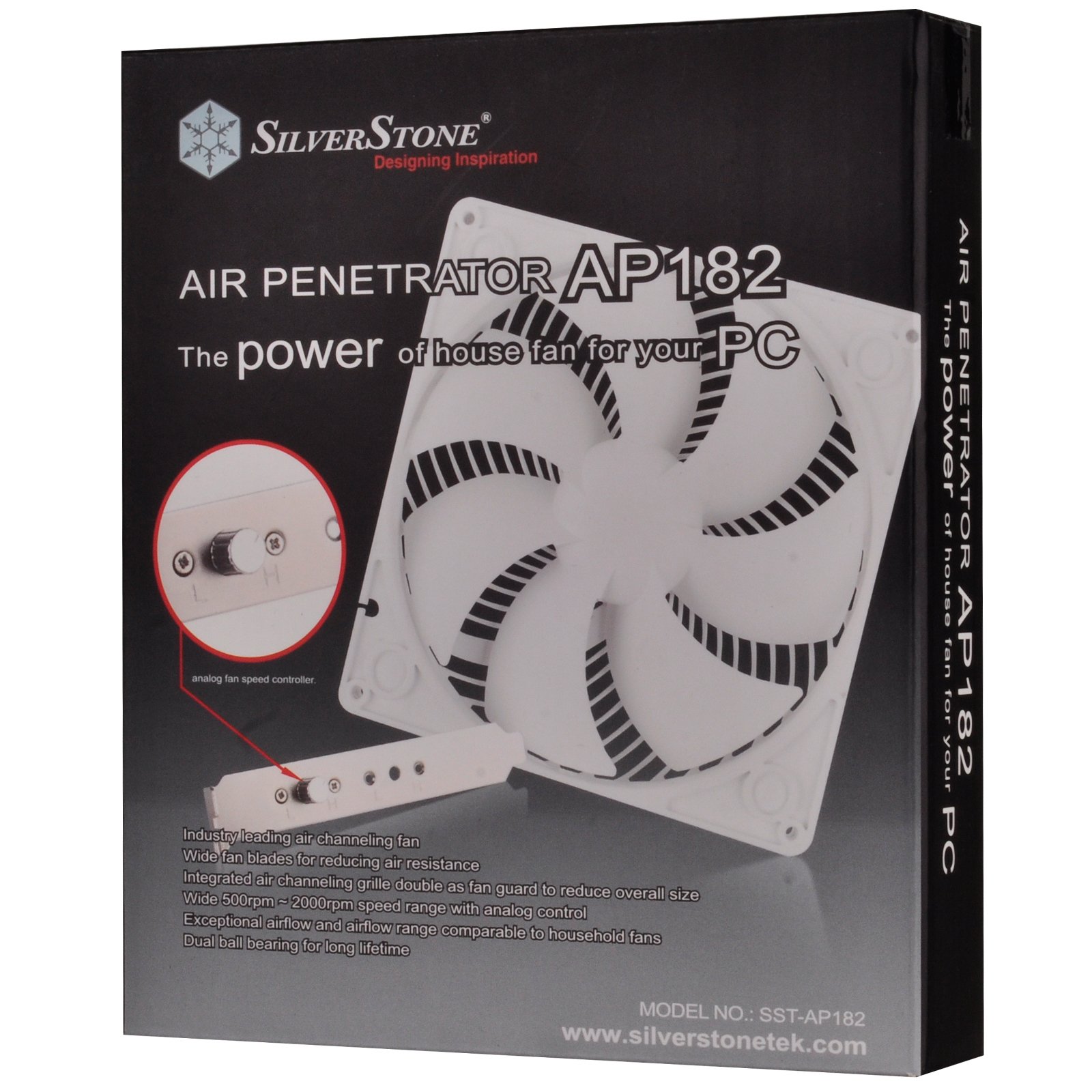 SilverStone Air Penetrator SST-AP182 Gehäuselüfter 180 mm