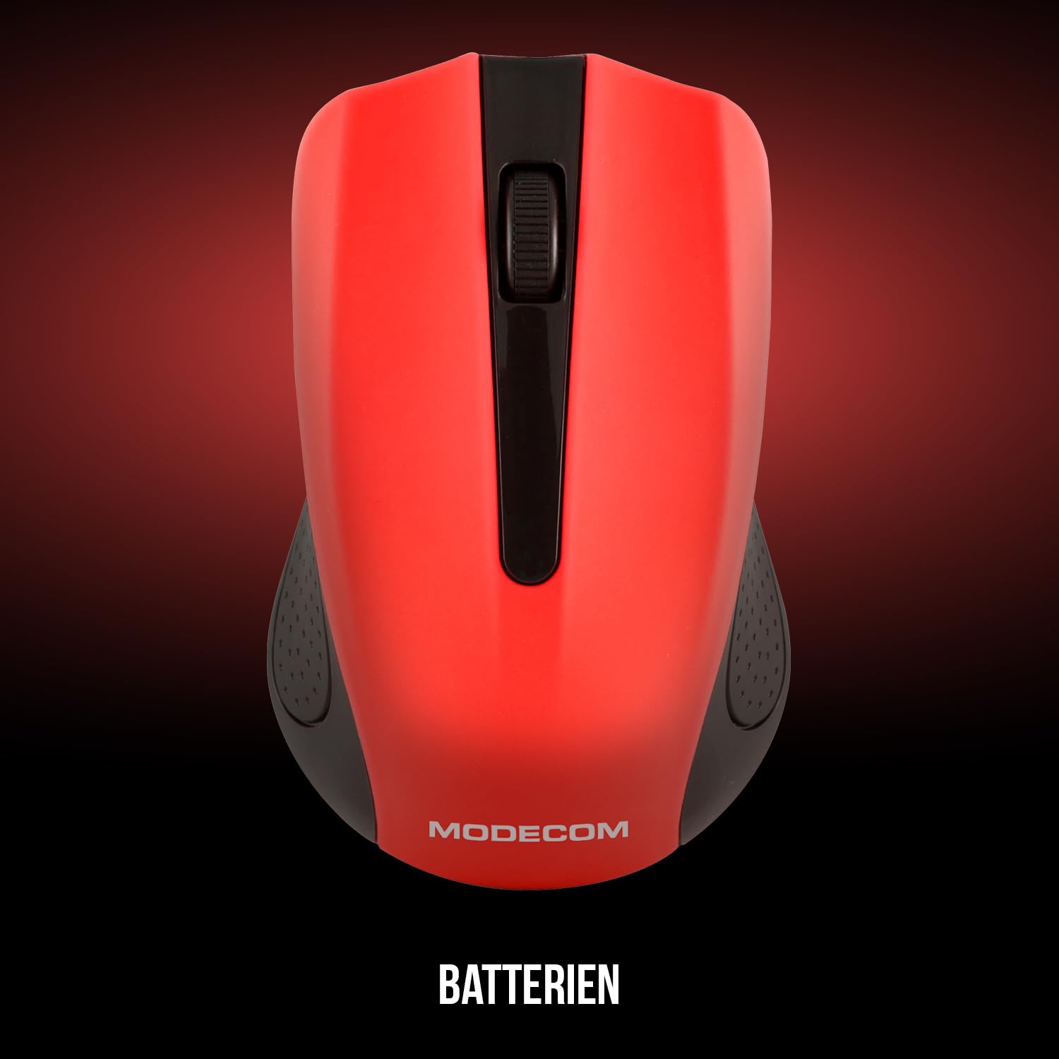 Modecom MC-WM9 Funkmaus Schwarz-Rot 1200 DPI