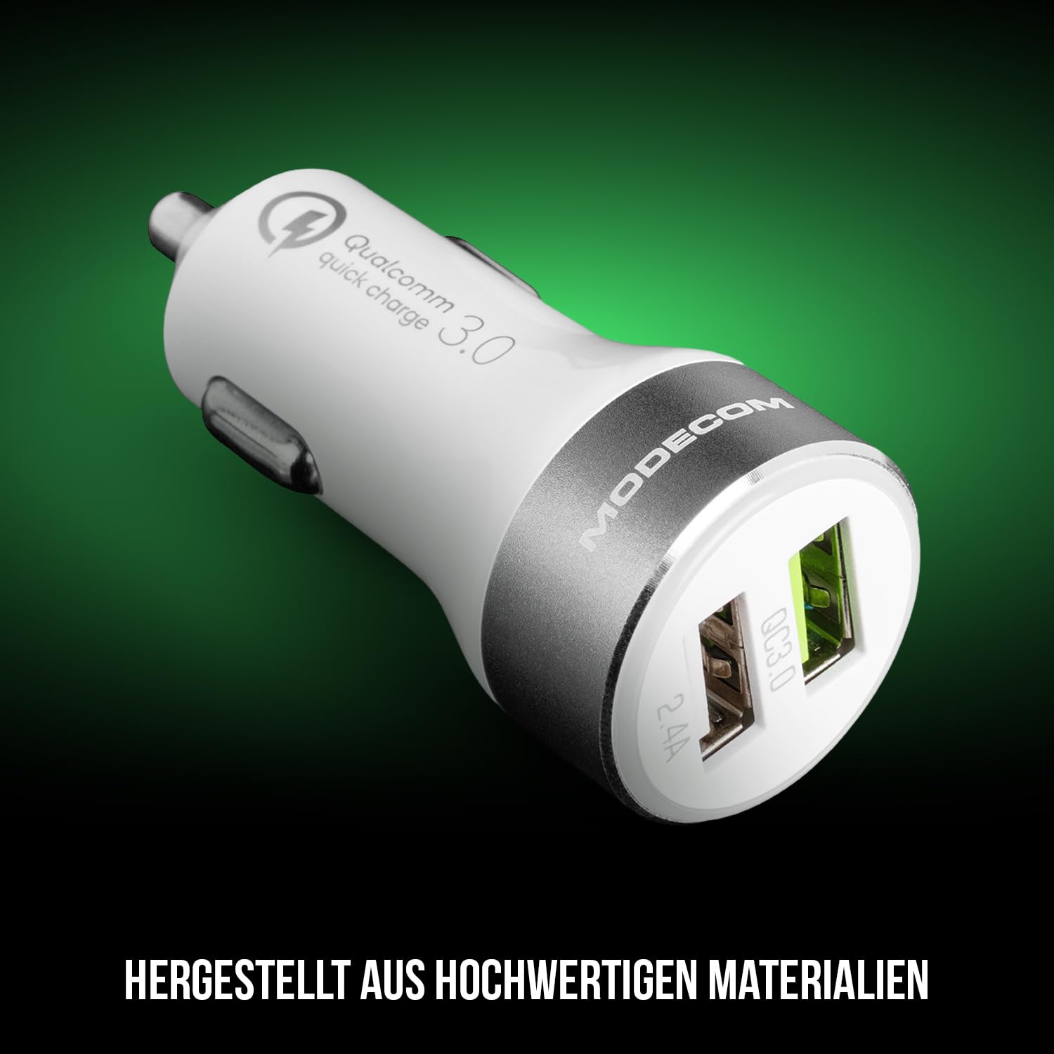 Modecom MC-QCU2-07 Autoladegerät 2x USB-A Quick Charge